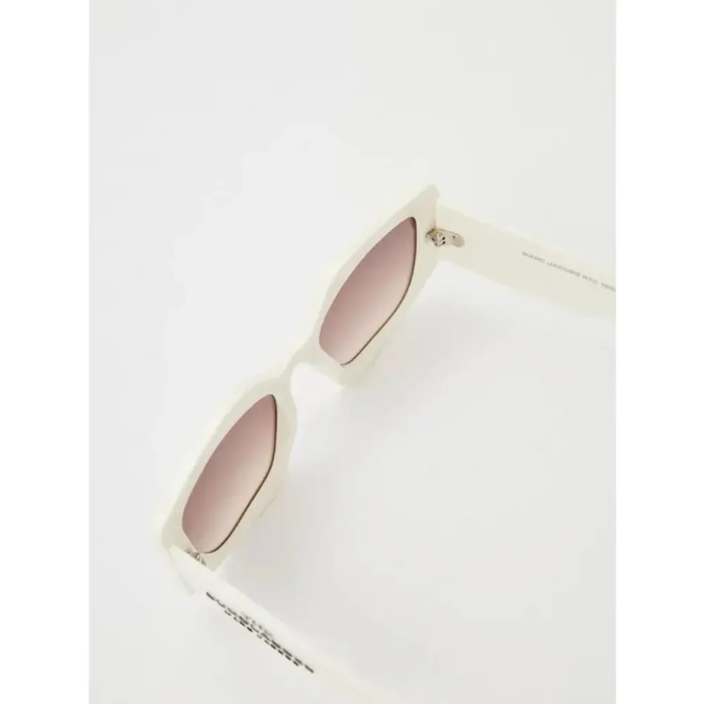 NEW!! Marc Jacobs MARC774/S SZJHA White Frame Cat Eye Sunglasses Authentic - Picture 5 of 10